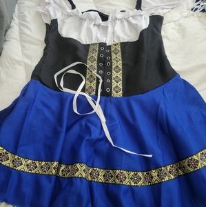 Octoberfest dress,  beer run dress or Bavarian girl dress for Halloween.